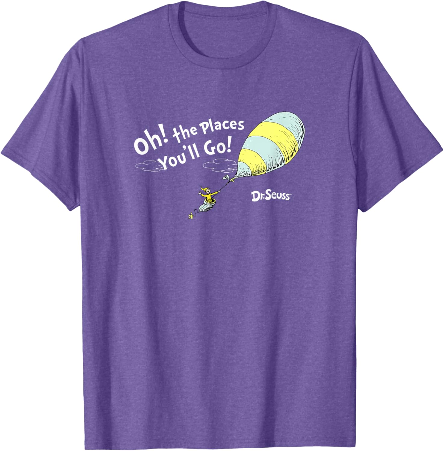 Dr. Seuss Oh the Places You'll Go T-Shirt for Kids and Adults - 9