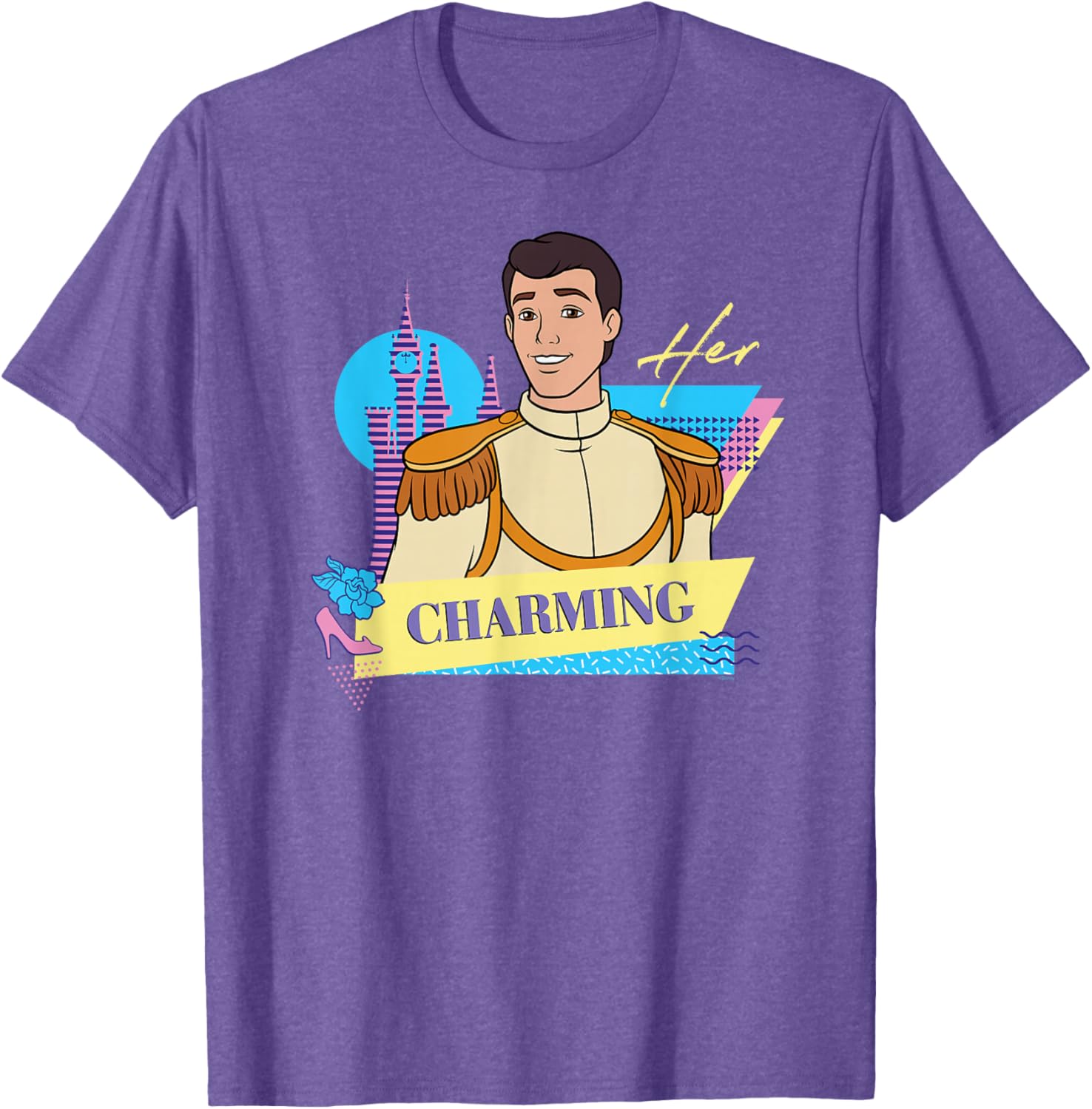 Disney Cinderella Matching T-Shirts for Couples - Her Prince Charming Style - 19