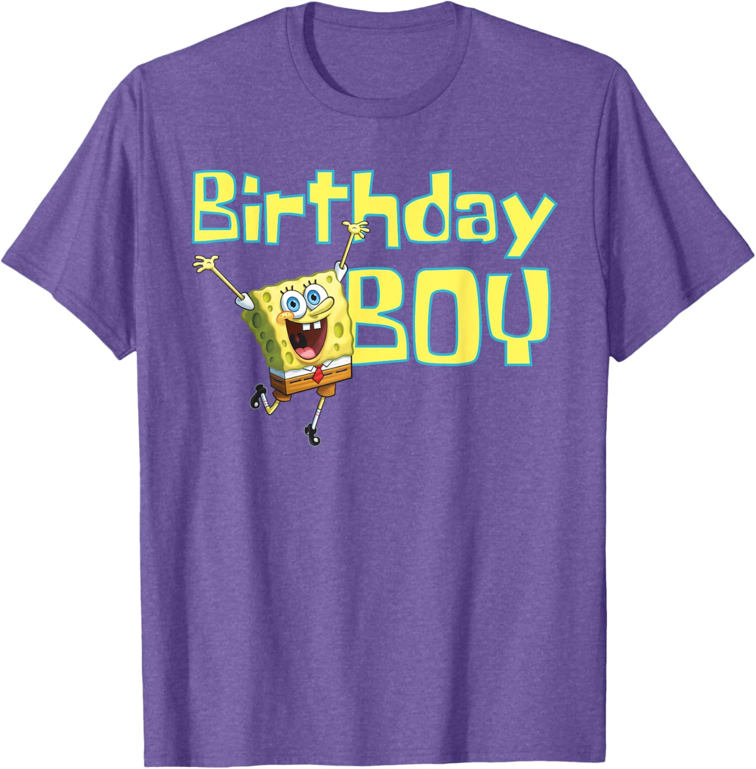 Mademark SpongeBob SquarePants Birthday Boy T-Shirt for Fun Celebrations - 18