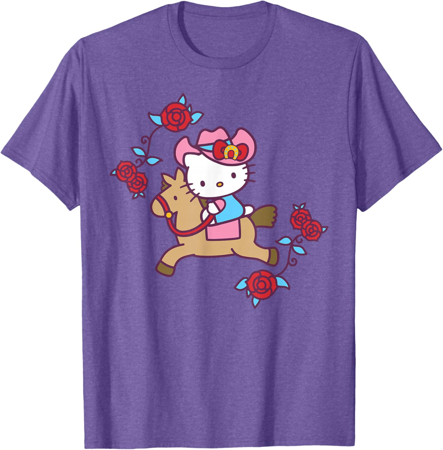 Hello Kitty Derby Horseback Riding T-Shirt for Fun Equestrian Style - 12