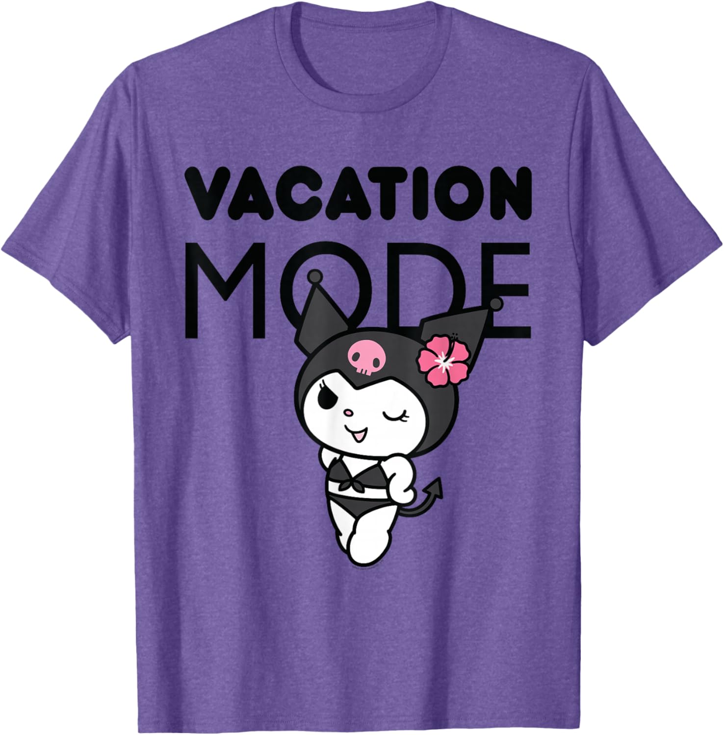 Kuromi Vacation Mode T-Shirt for Fun Summer Outfits and Casual Style - 11