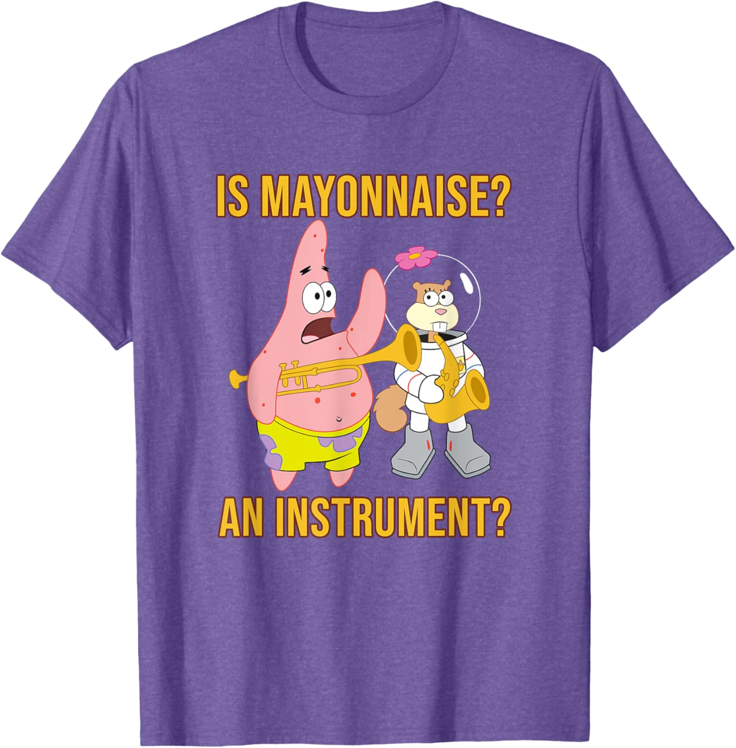 Mademark x SpongeBob Patrick & Sandy Mayonnaise Instrument T-Shirt - 5