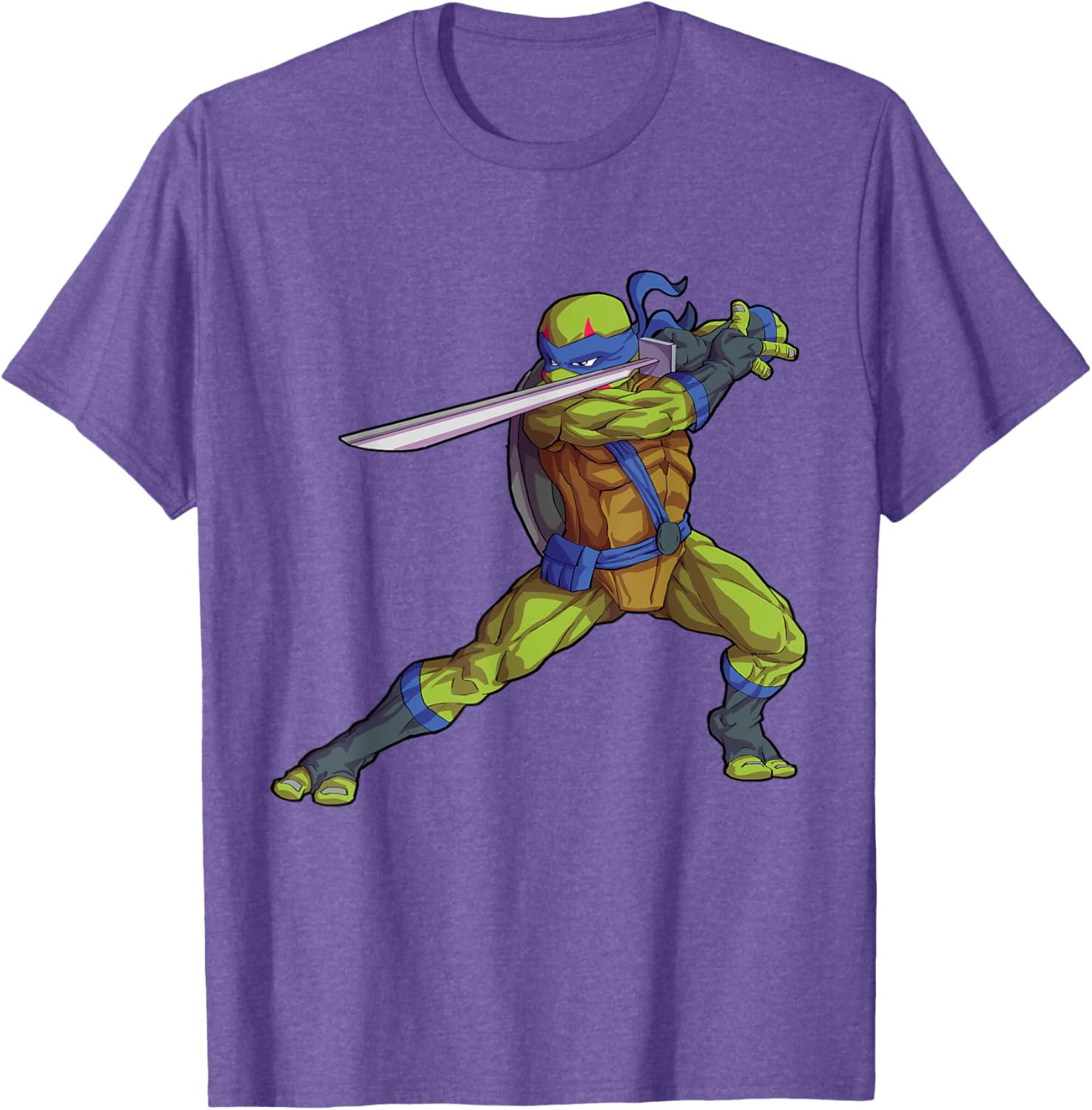 Mademark TMNT Leonardo Odachi Stance T-Shirt for Fans of Ninja Turtles - 1