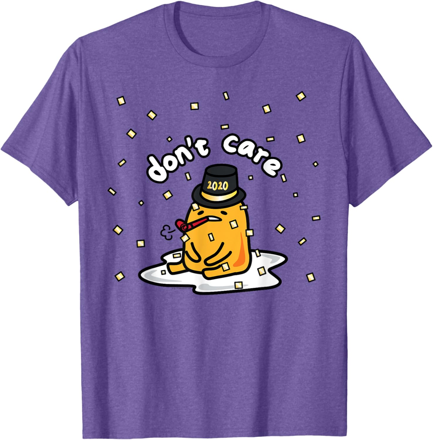 Gudetama Lazy Egg Happy New Year 2020 T-Shirt for Fun Fashion Lovers - 11