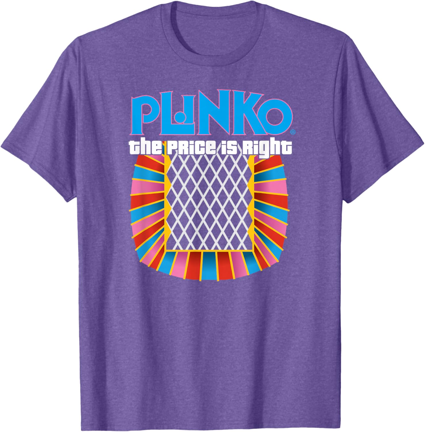 Price is Right Unisex Adults Black Plinko T-Shirt for Fun Game Lovers - 9