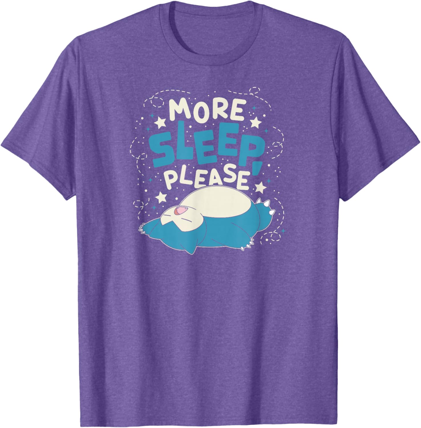 Snorlax More Sleep Please T-Shirt for Pokémon Fans - Comfy and Cute - 10