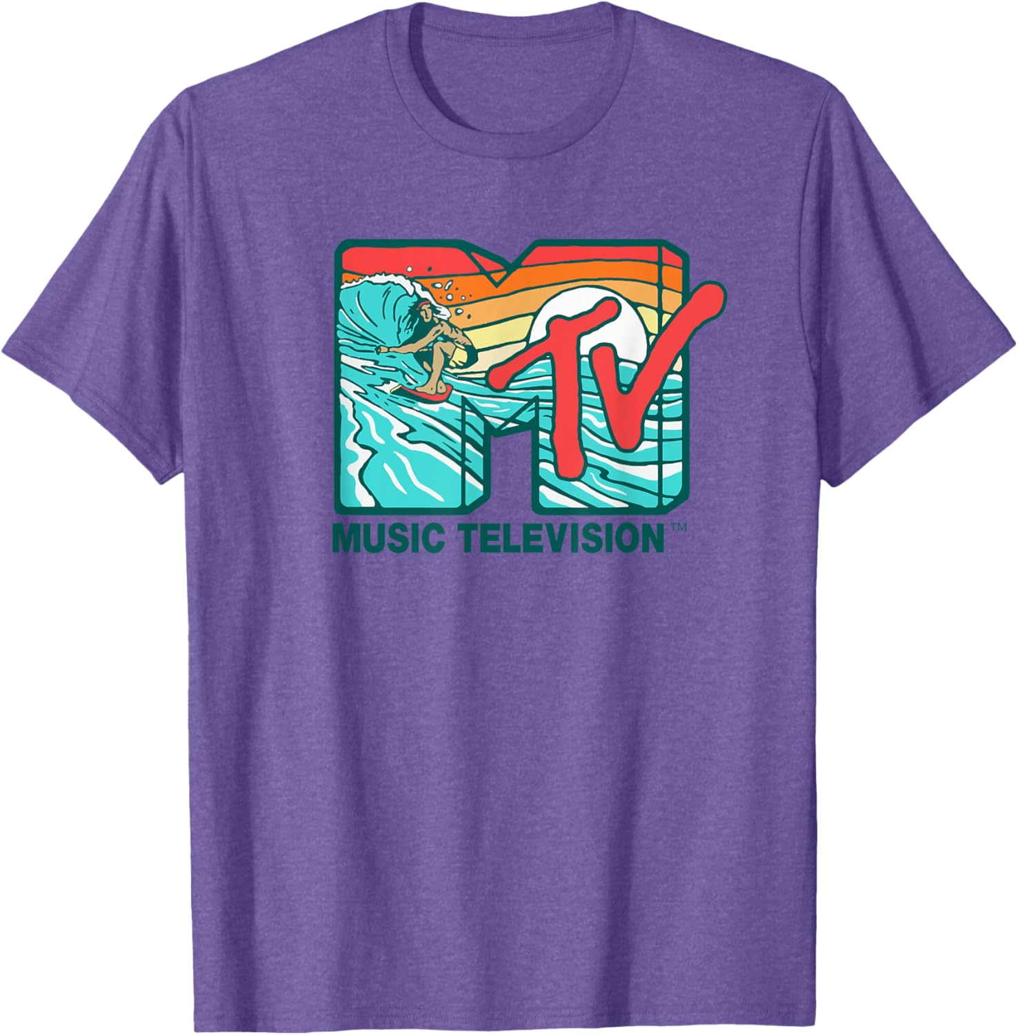 Mademark x MTV Surfer Logo Retro Graphic T-Shirt for Cool Style - 7