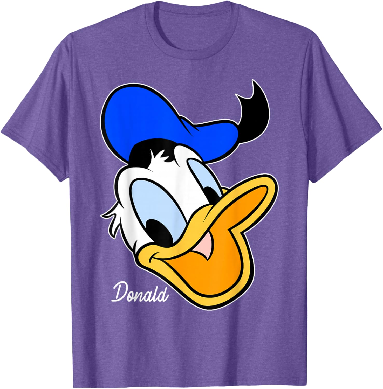 Disney Mickey And Friends Donald Duck Big Face T-Shirt for Kids and Adults - 2