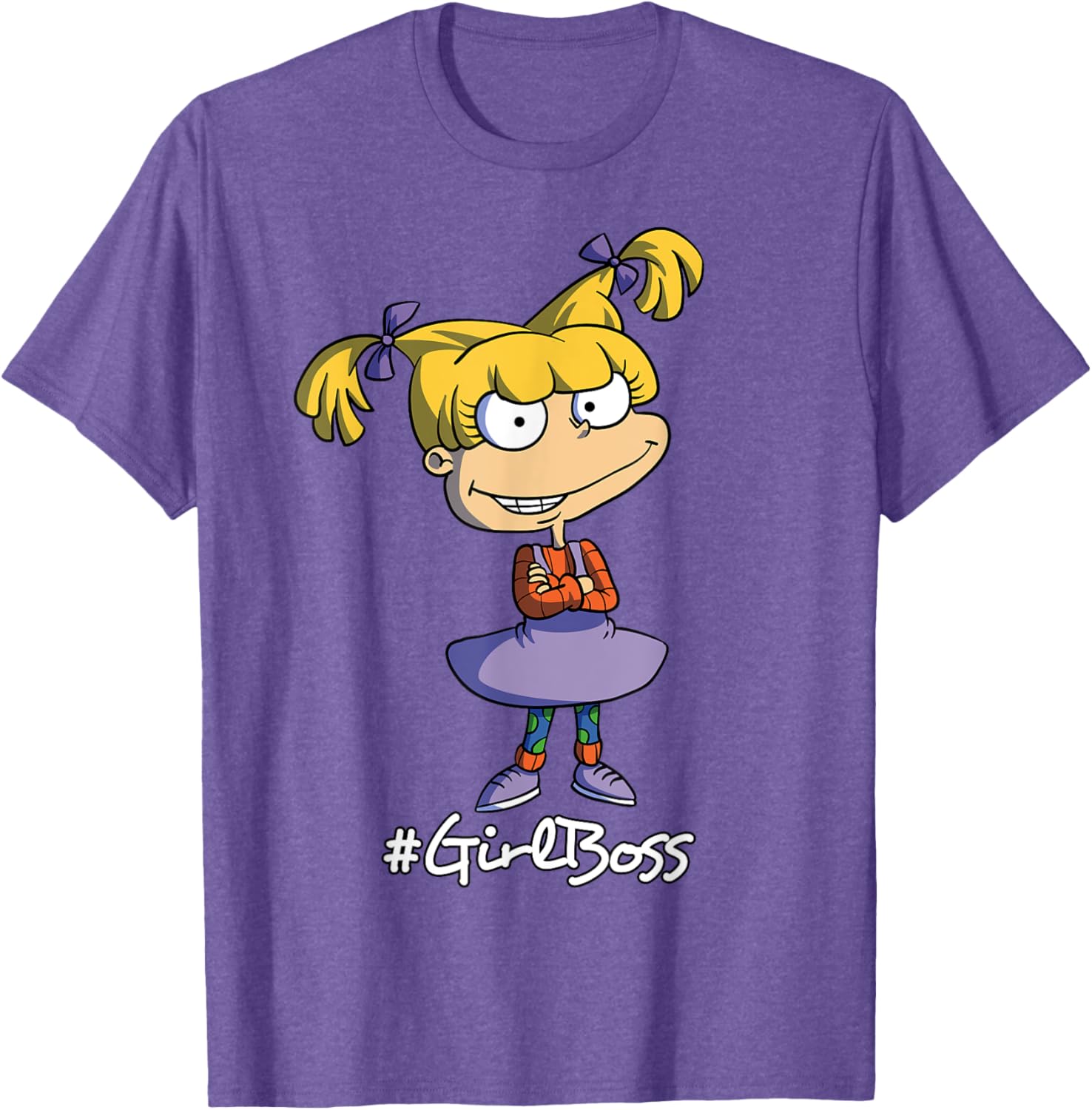 Mademark x Rugrats Angelica Pickles Girl Boss T-Shirt for Kids - 9