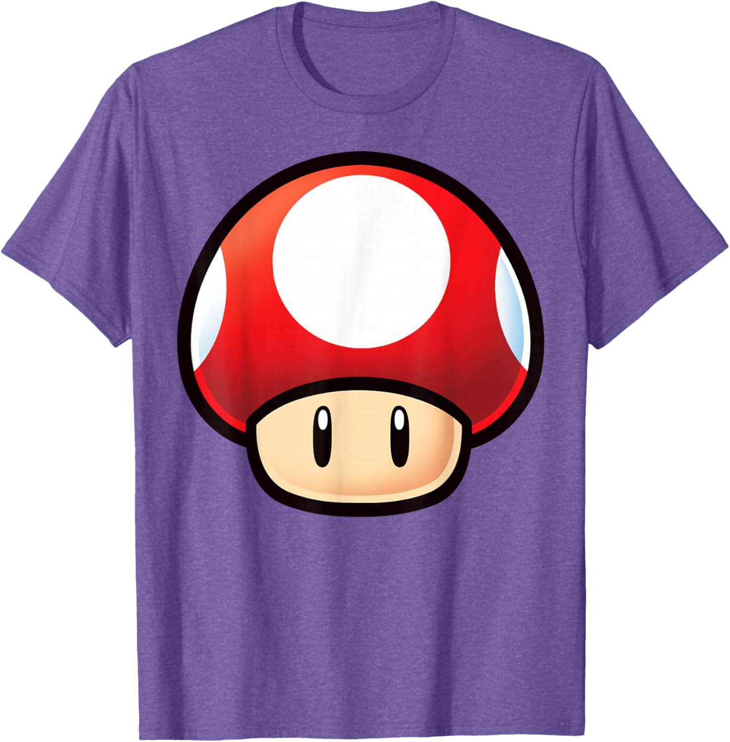 Super Mario Red Mushroom Big Face T-Shirt for Gamers and Fans - 5