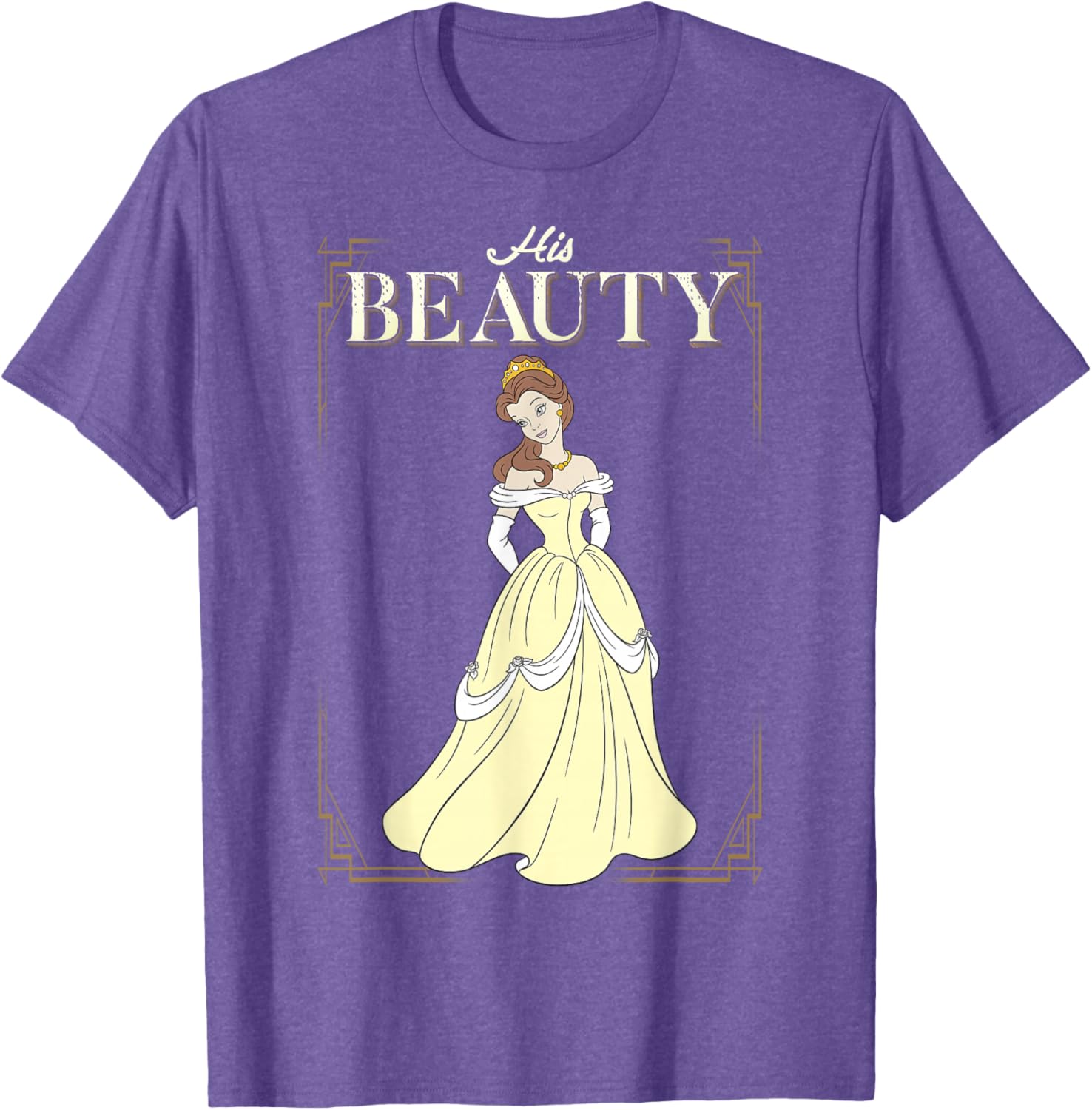 Disney Beauty and the Beast Belle Vintage Frame T-Shirt for Fans - 5