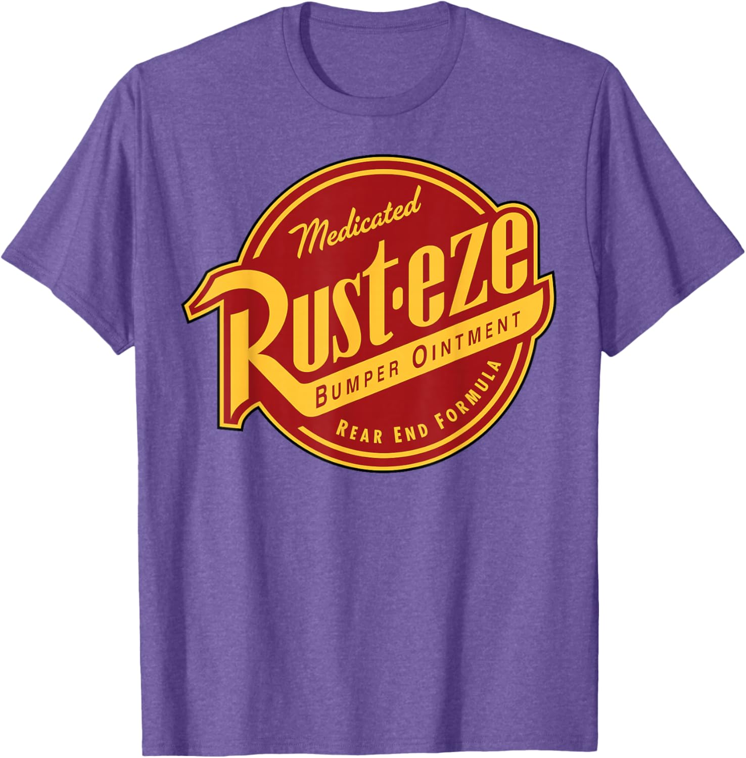 Disney Pixar Cars 2 Rust-Eze Ointment Vintage Badge Logo T-Shirt - 12