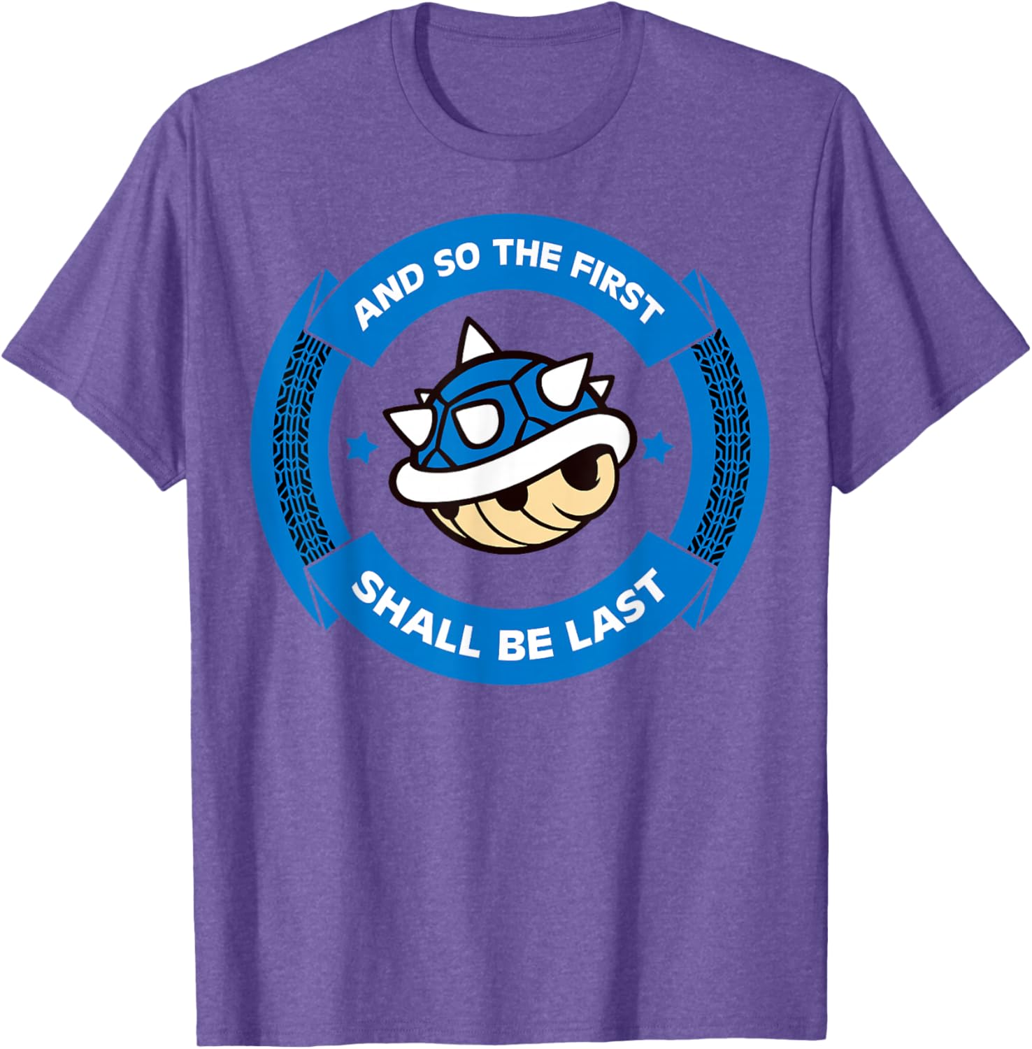 Nintendo Mario Kart Blue Shell T-Shirt Fun Circle Design for Gamers - 2