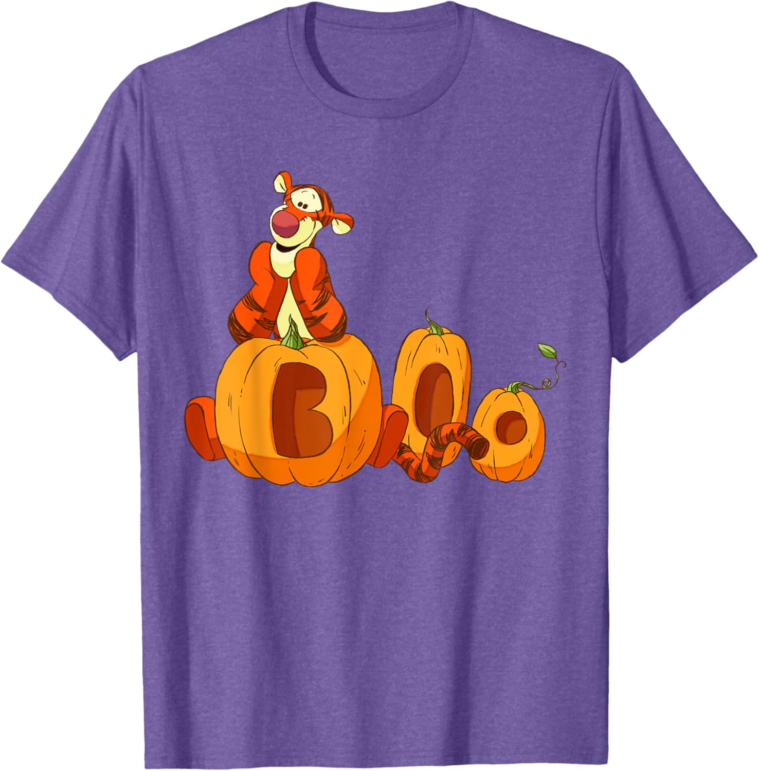 Disney Halloween Tigger Boo Pumpkin T-Shirt for Kids and Adults - 8