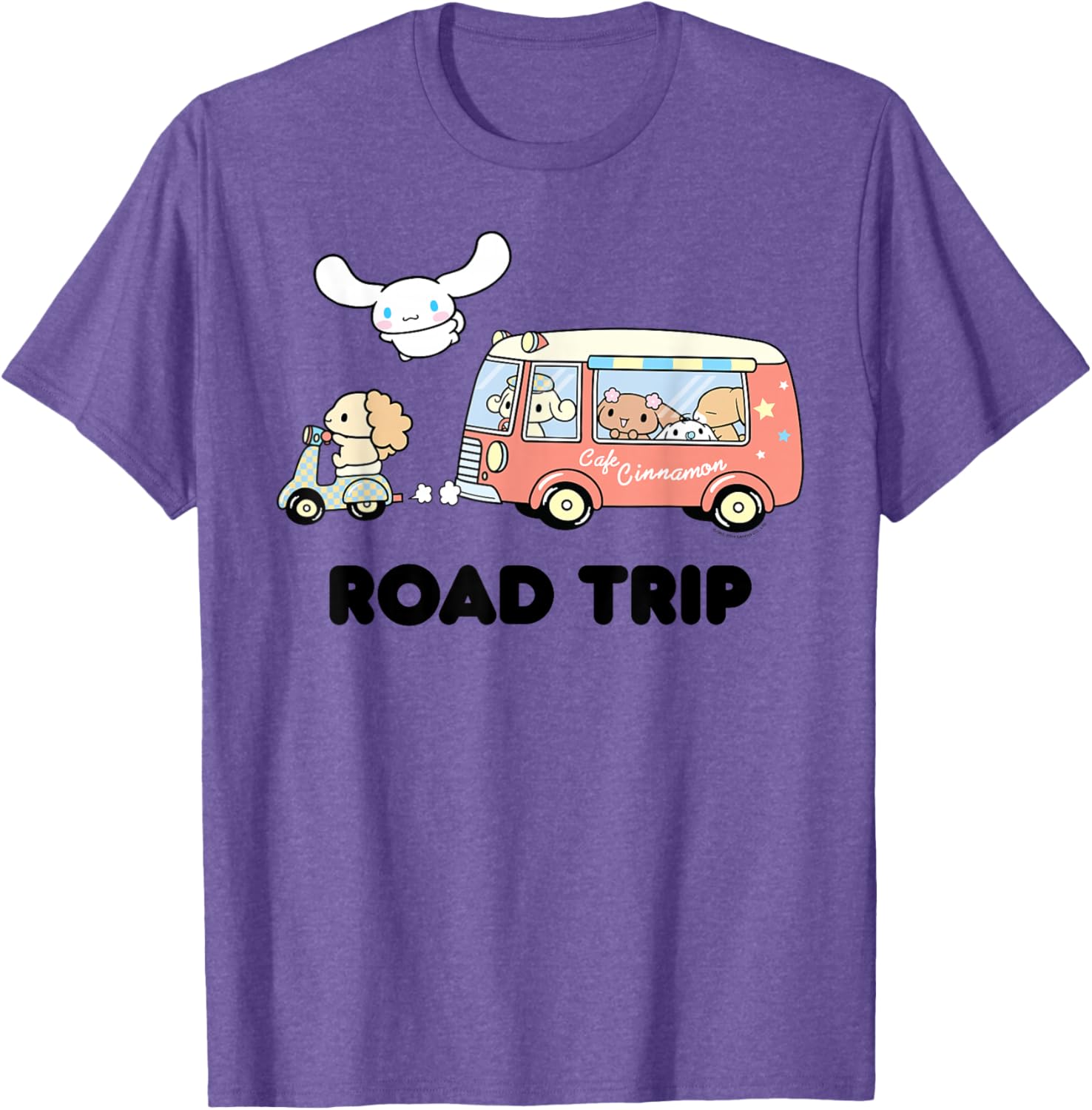 Cute Cinnamoroll Road Trip T-Shirt for Fun Adventures and Travel - 18