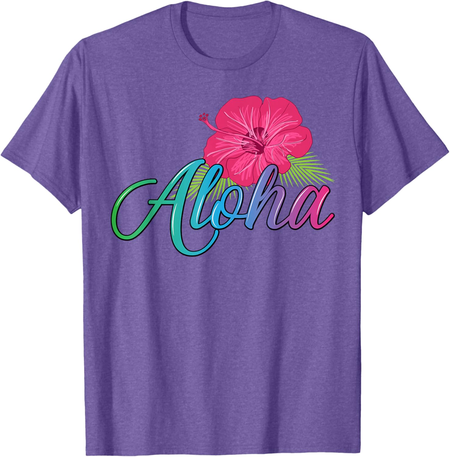 Aloha Hawaii T-Shirt with Aloha Flower Spirit - Casual Island Style - 2