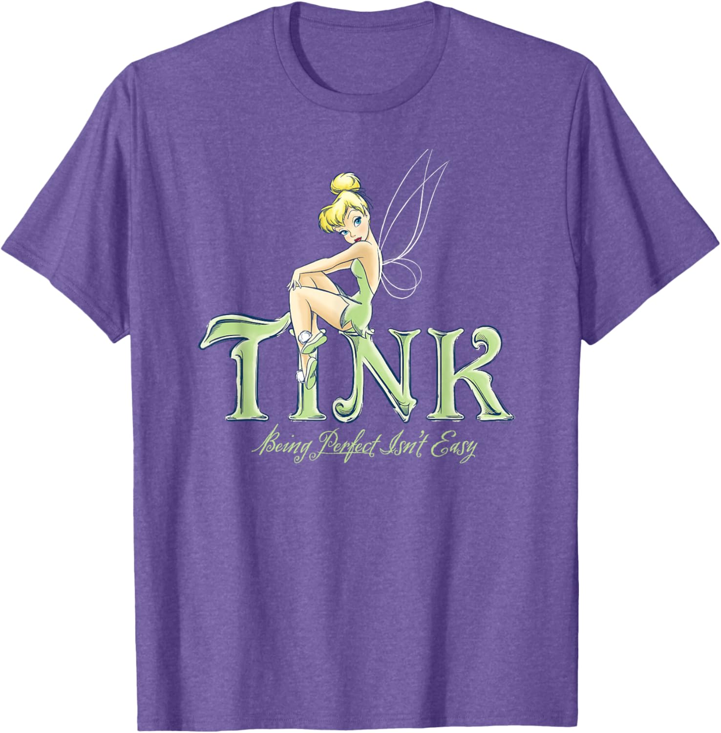 Disney Tinker Bell Perfect Isn't Easy T-Shirt - Cute Peter Pan Apparel - 24