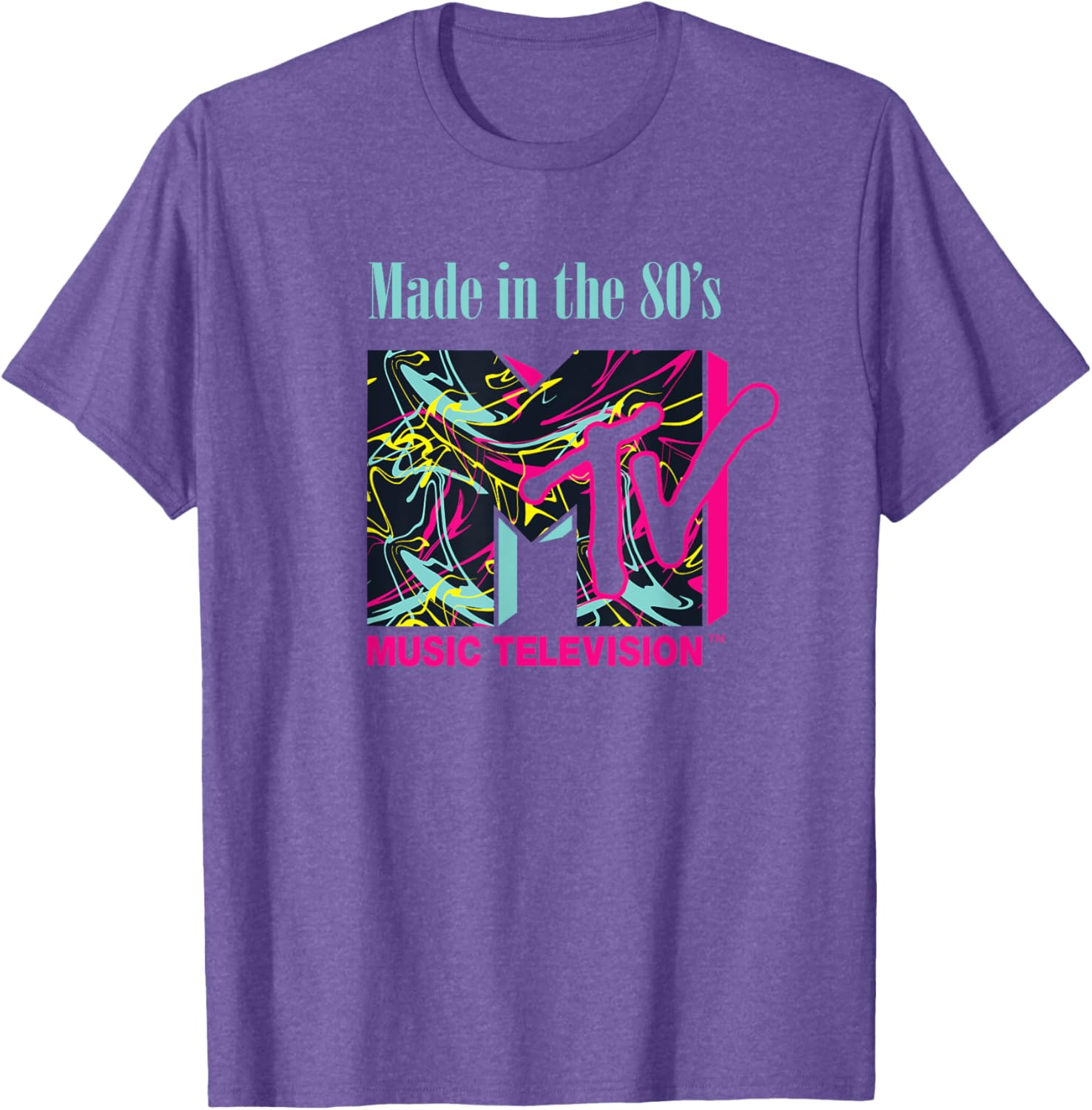 Mademark x MTV Funky New Wave Lines Logo T-Shirt for Trendy Style - 24