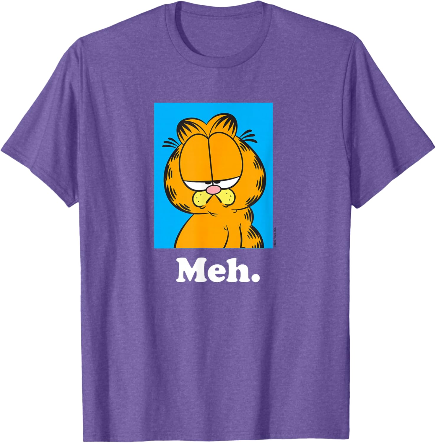Garfield Meh T-Shirt for Fun Lovers - Stylish Apparel for All Ages - 5