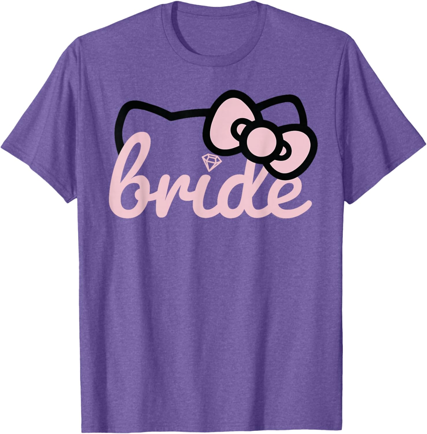 Hello Kitty Bride Wedding T-Shirt for Fun Bridal Party Celebrations - 1