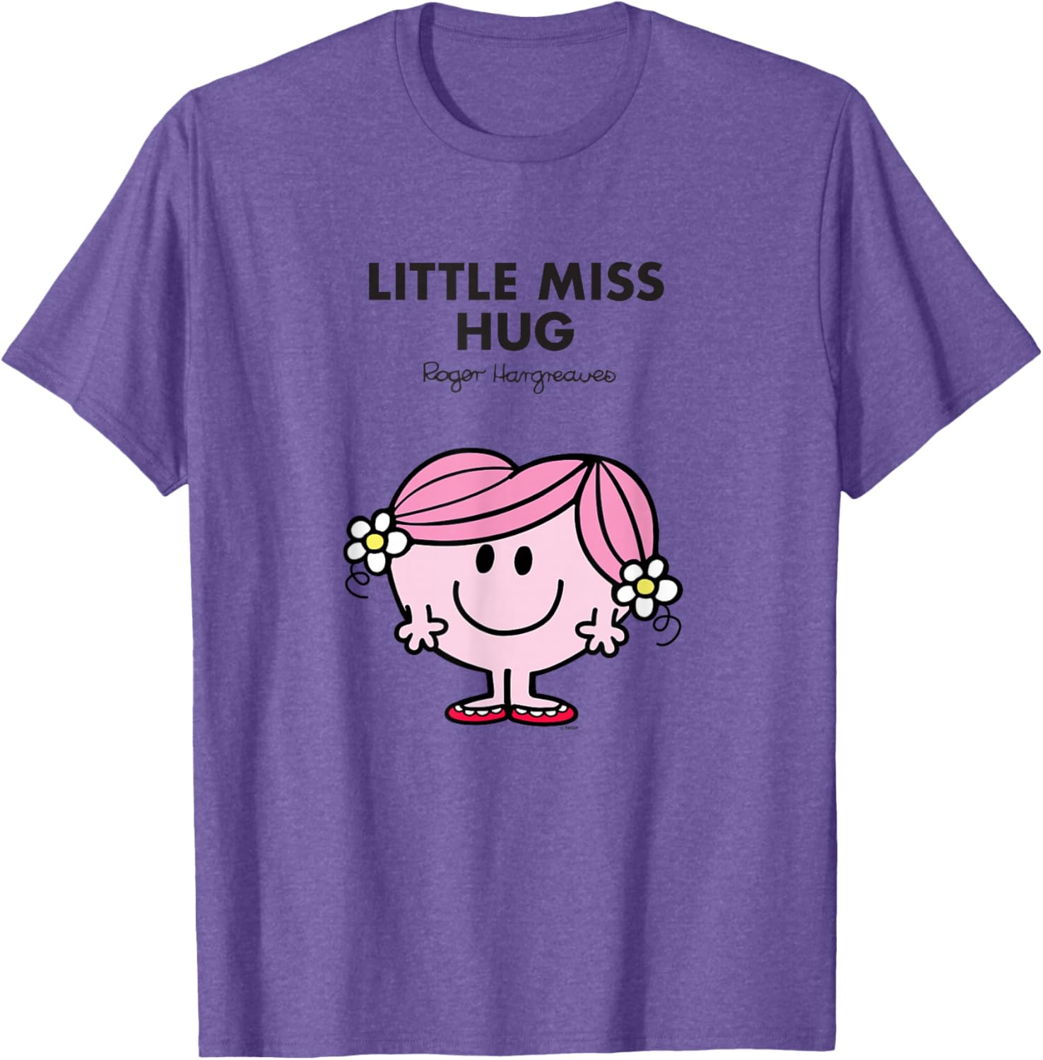 Mr. Men Little Miss Hug T-Shirt for Kids – Soft and Fun Graphic Tee - 3