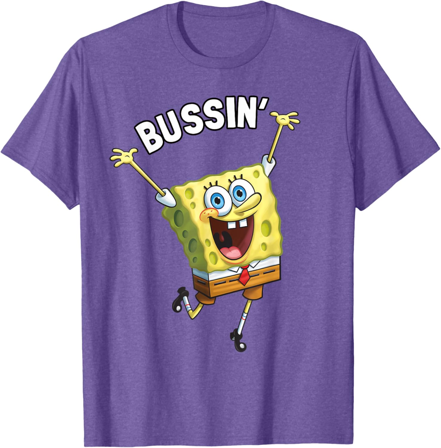 Mademark SpongeBob SquarePants Bussin T-Shirt for Fun and Fashion - 22