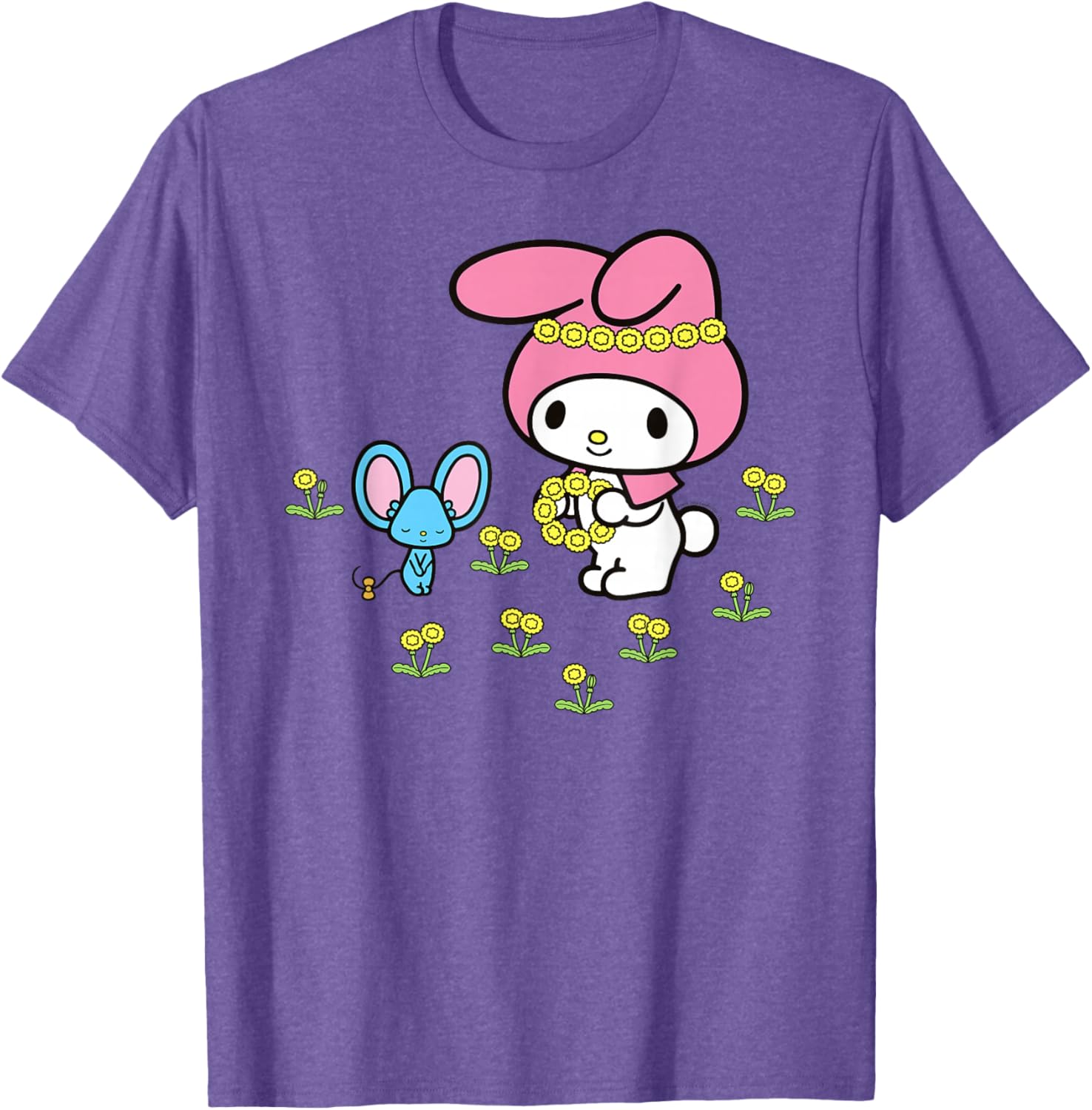 My Melody Flower Crown T-Shirt for Fun and Stylish Outfits - 11