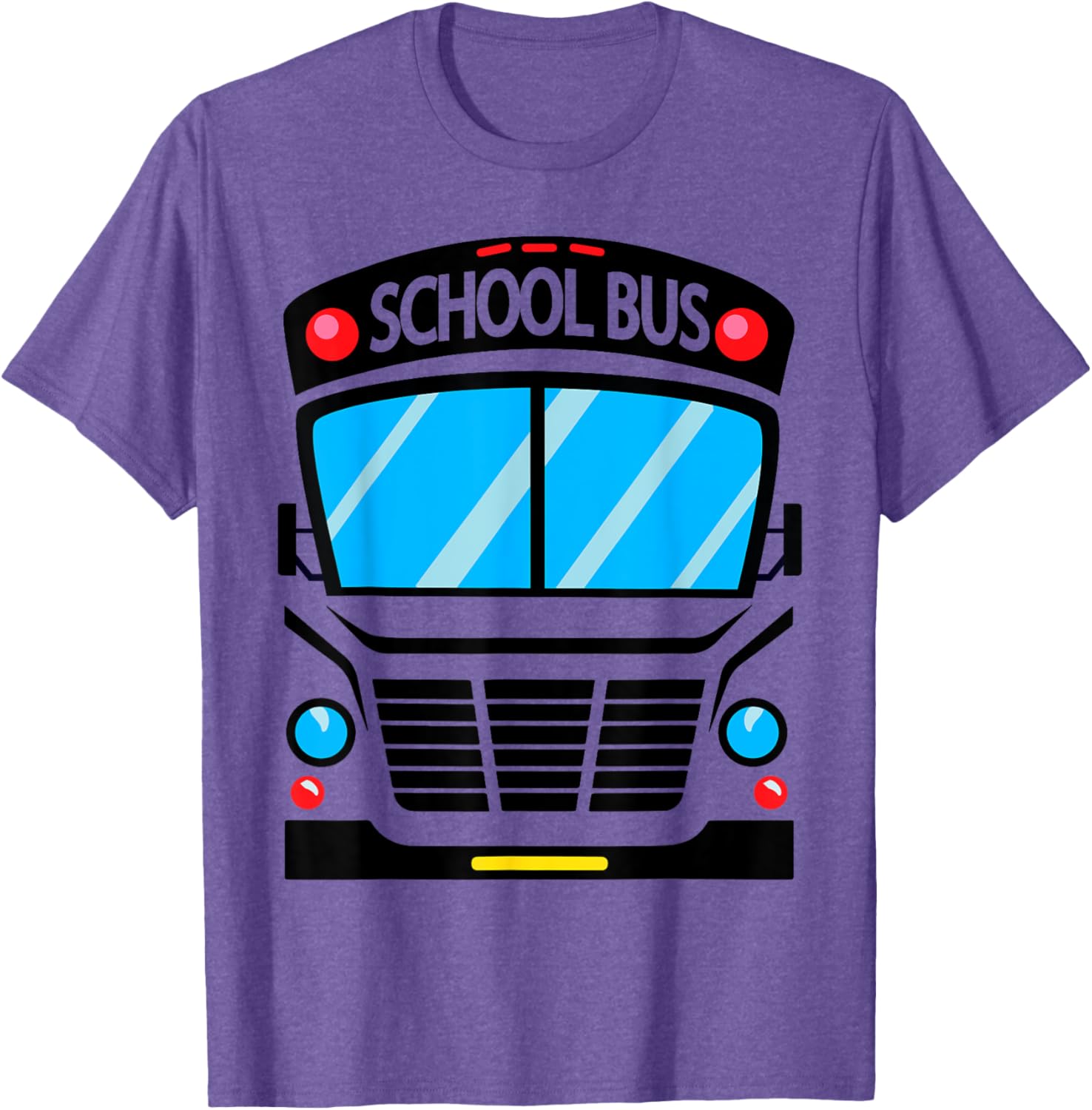 Fun Halloween School Bus Costume T-Shirt for Adults and Kids - 4