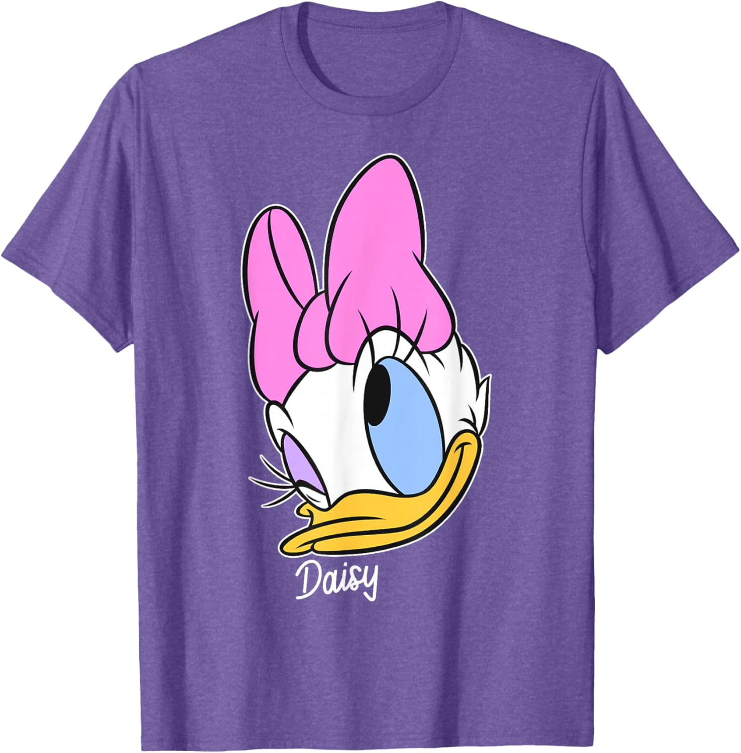 Disney Mickey and Friends Daisy Big Face T-Shirt for Fun Fashion Lovers - 9
