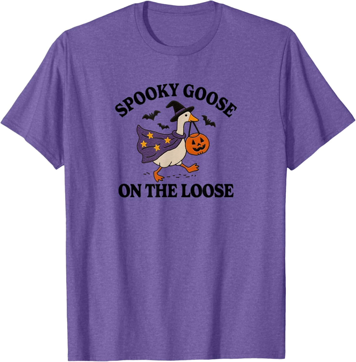 Spooky Goose on the Loose Funny Halloween T-Shirt for Animal Lovers - 9