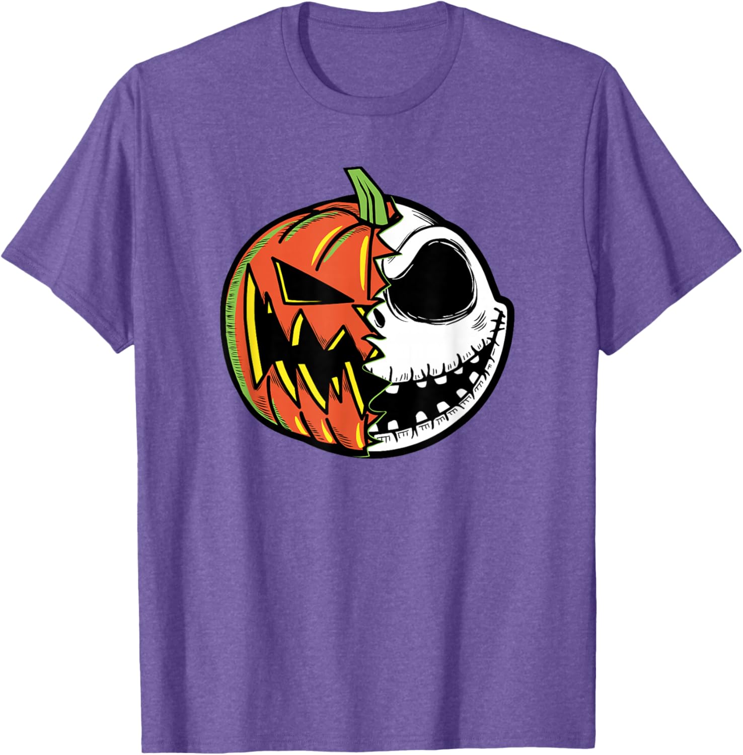 Nightmare Before Christmas Pumpkin Face T-Shirt for Fans and Fashion Lovers - 1