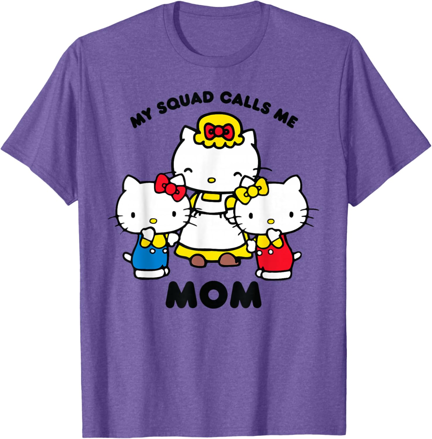Hello Kitty Mom Squad T-Shirt for Stylish Moms - Cute and Comfy Clothing - 4