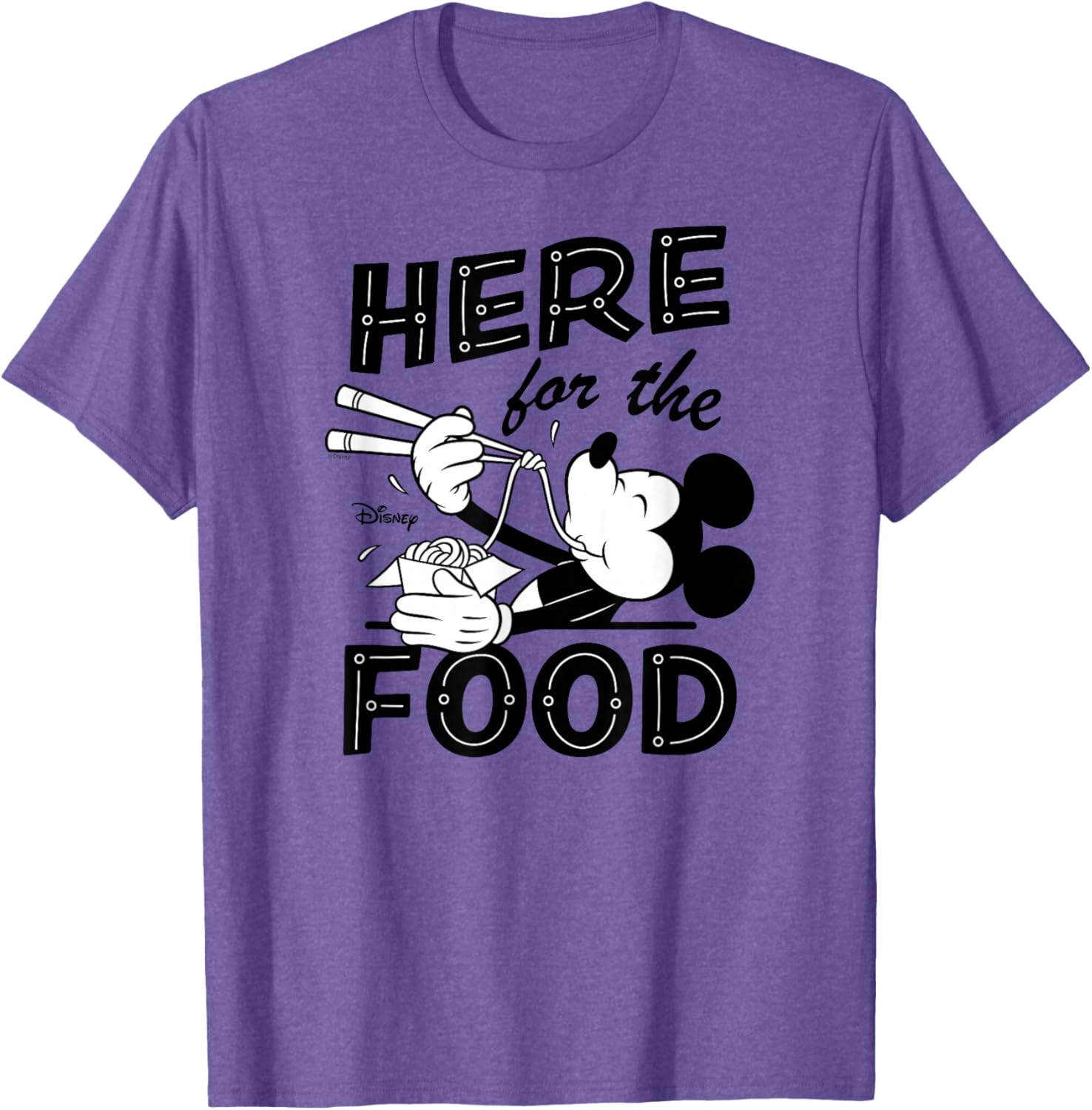 Disney Mickey Here for the Food T-Shirt Fun and Comfortable Apparel - 9