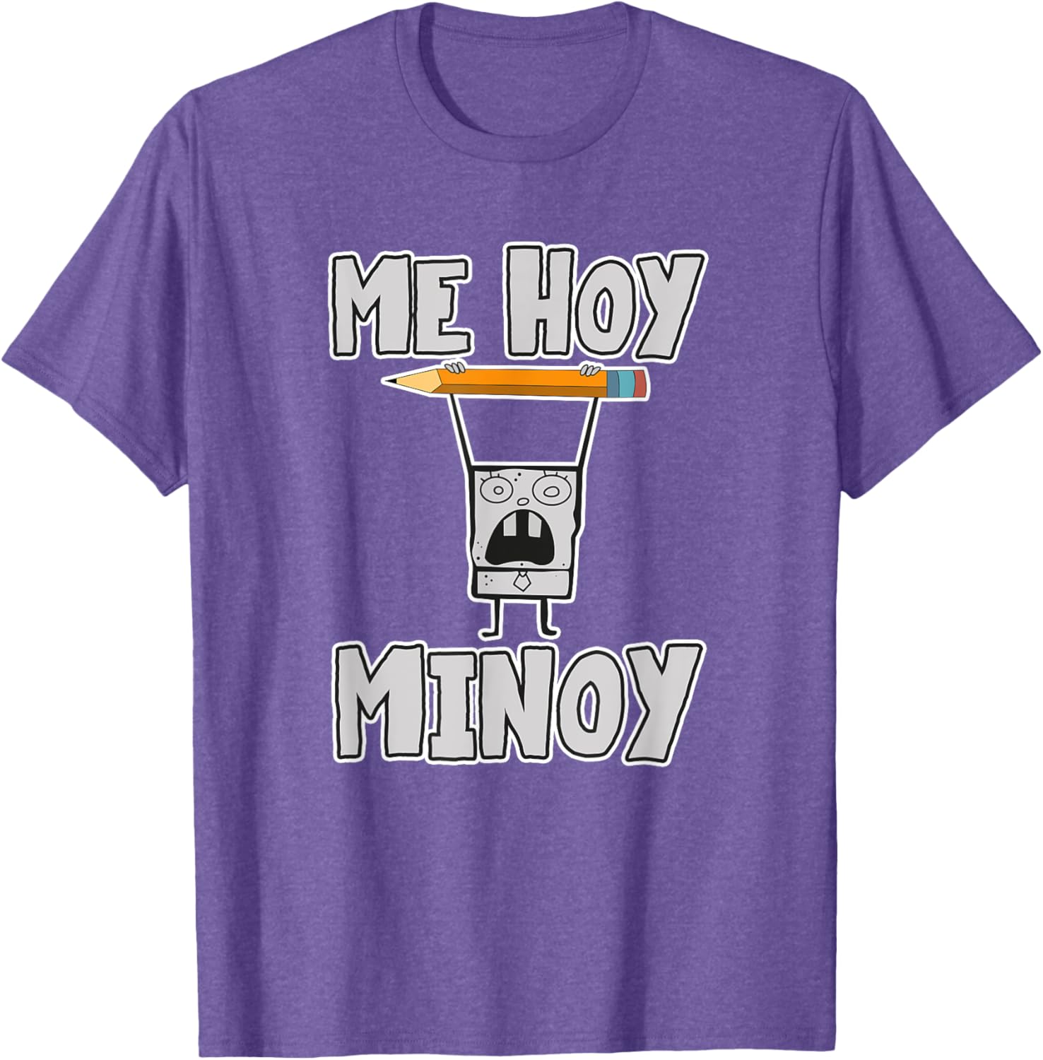 Mademark DoodleBob Me Hoy Minoy T-Shirt - Fun SpongeBob Apparel - 6