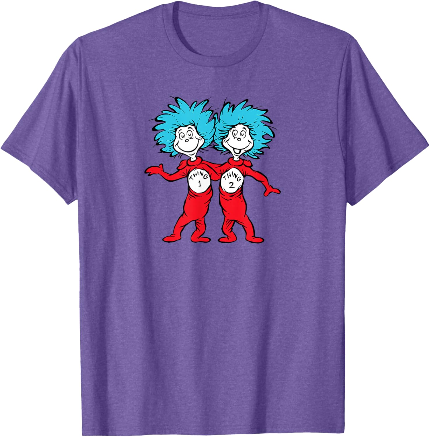 Dr. Seuss Thing 1 Thing 2 Buddies T-Shirt for Fun Lovers and Kids - 8