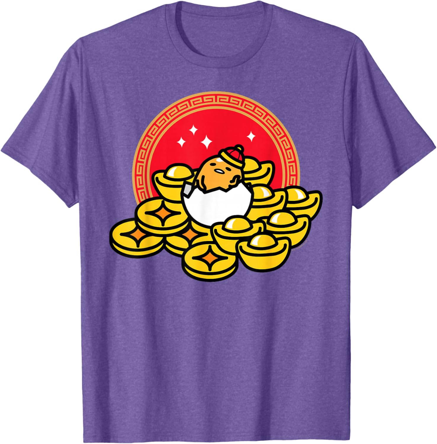 Gudetama the Lazy Egg Lunar New Year T-Shirt for a Festive Celebration - 12