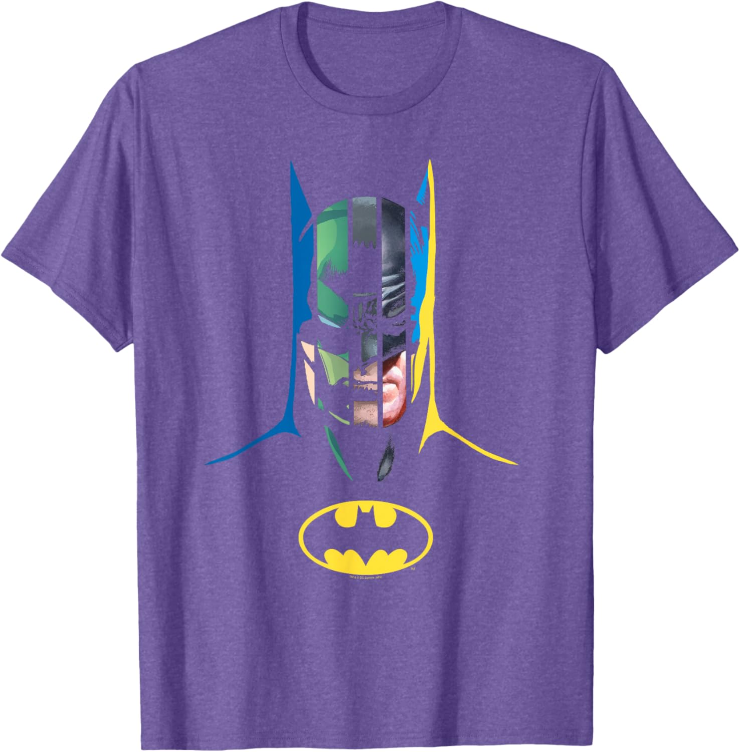 Batman 80 Years Many Faces T-Shirt for Fans of Classic Superheroes - 4