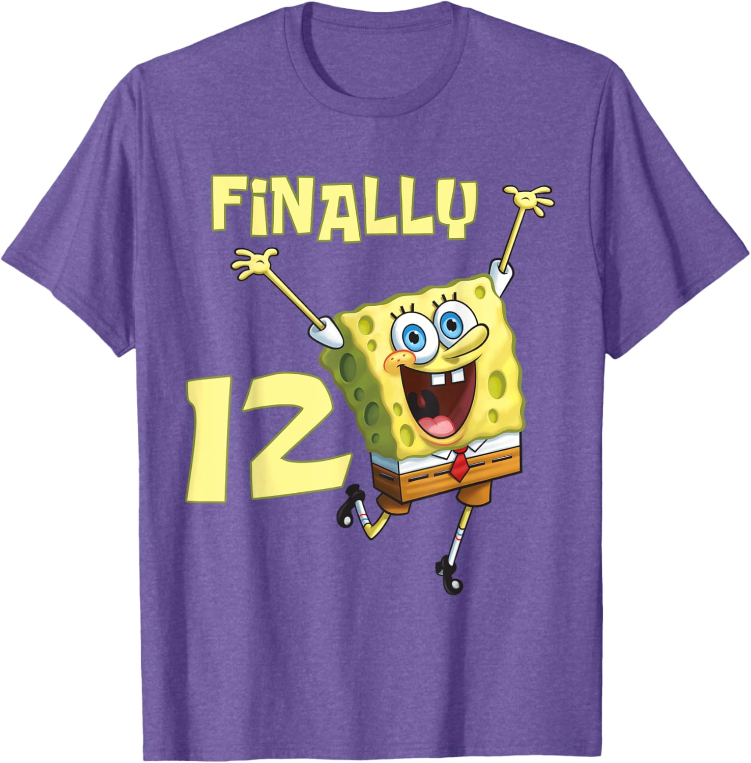 Mademark SpongeBob SquarePants 12th Birthday T-Shirt for Kids - 11