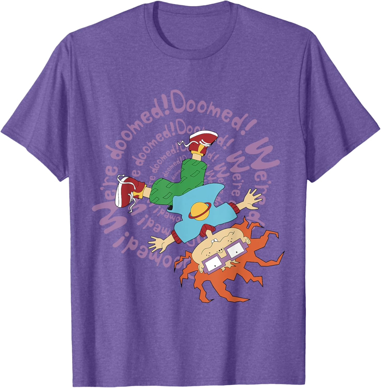 Mademark x Rugrats Chuckie We're Doomed T-Shirt for Fun Nostalgia and Style - 1