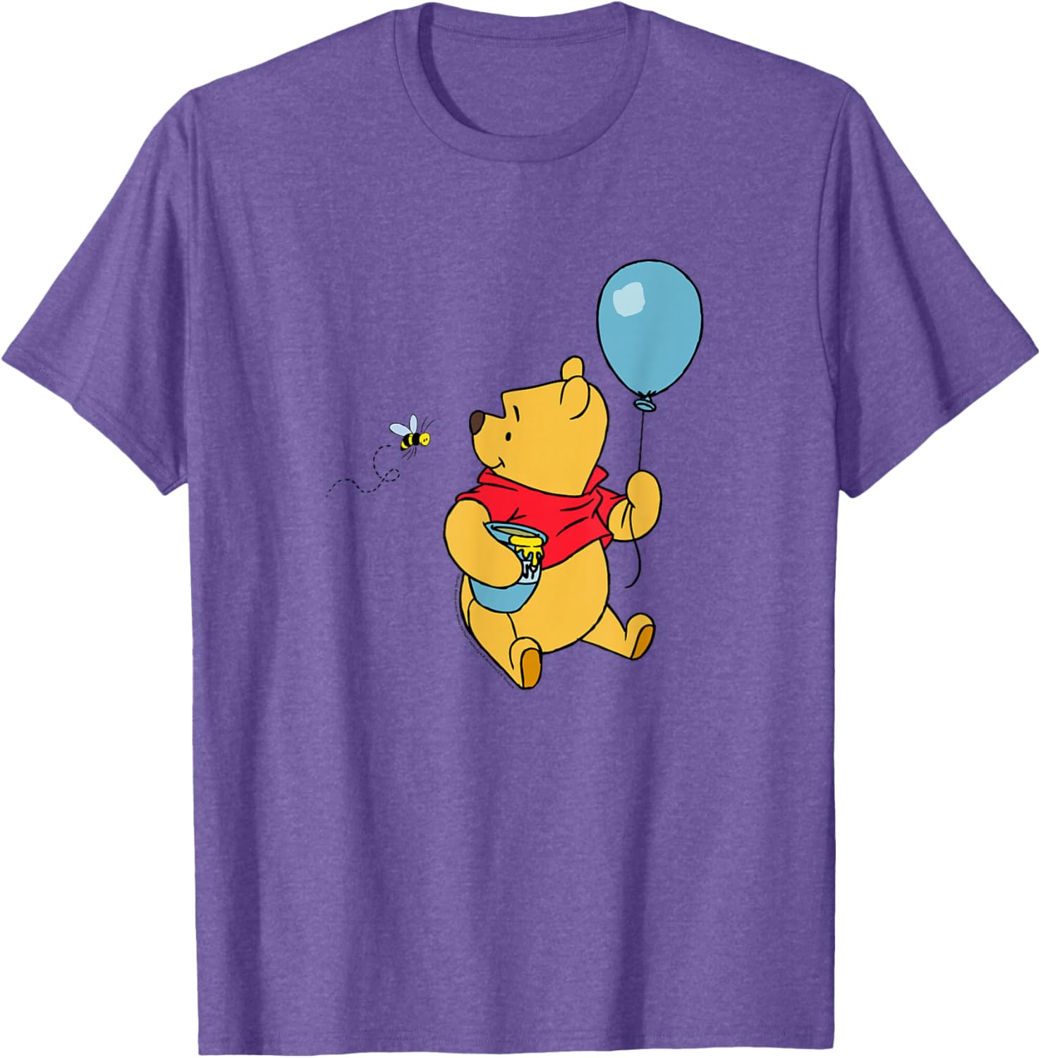 Adorable Disney Winnie the Pooh T-Shirt with Balloon and Honey Design - 5