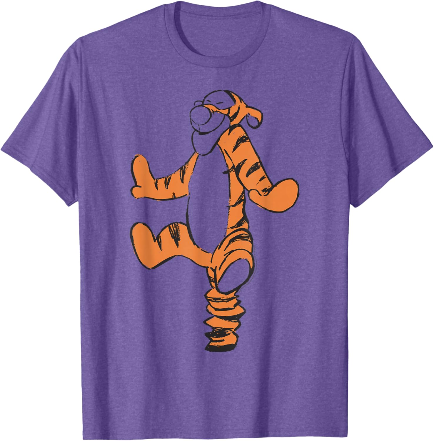 Disney Winnie the Pooh Tigger Simple Sketch T-Shirt for Fun Outfits - 5