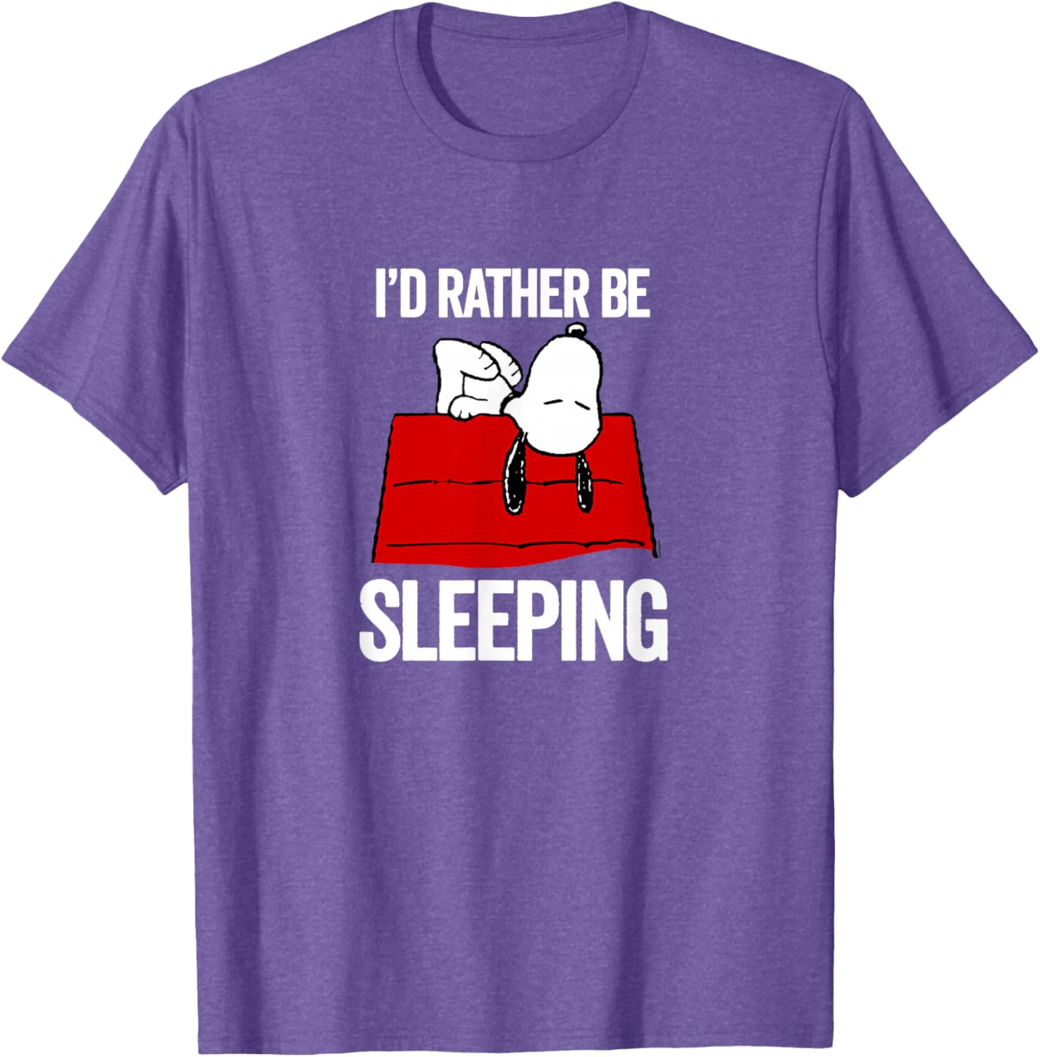 Peanuts Snoopy Still Sleeping T-Shirt Perfect for Relaxed Days - 4