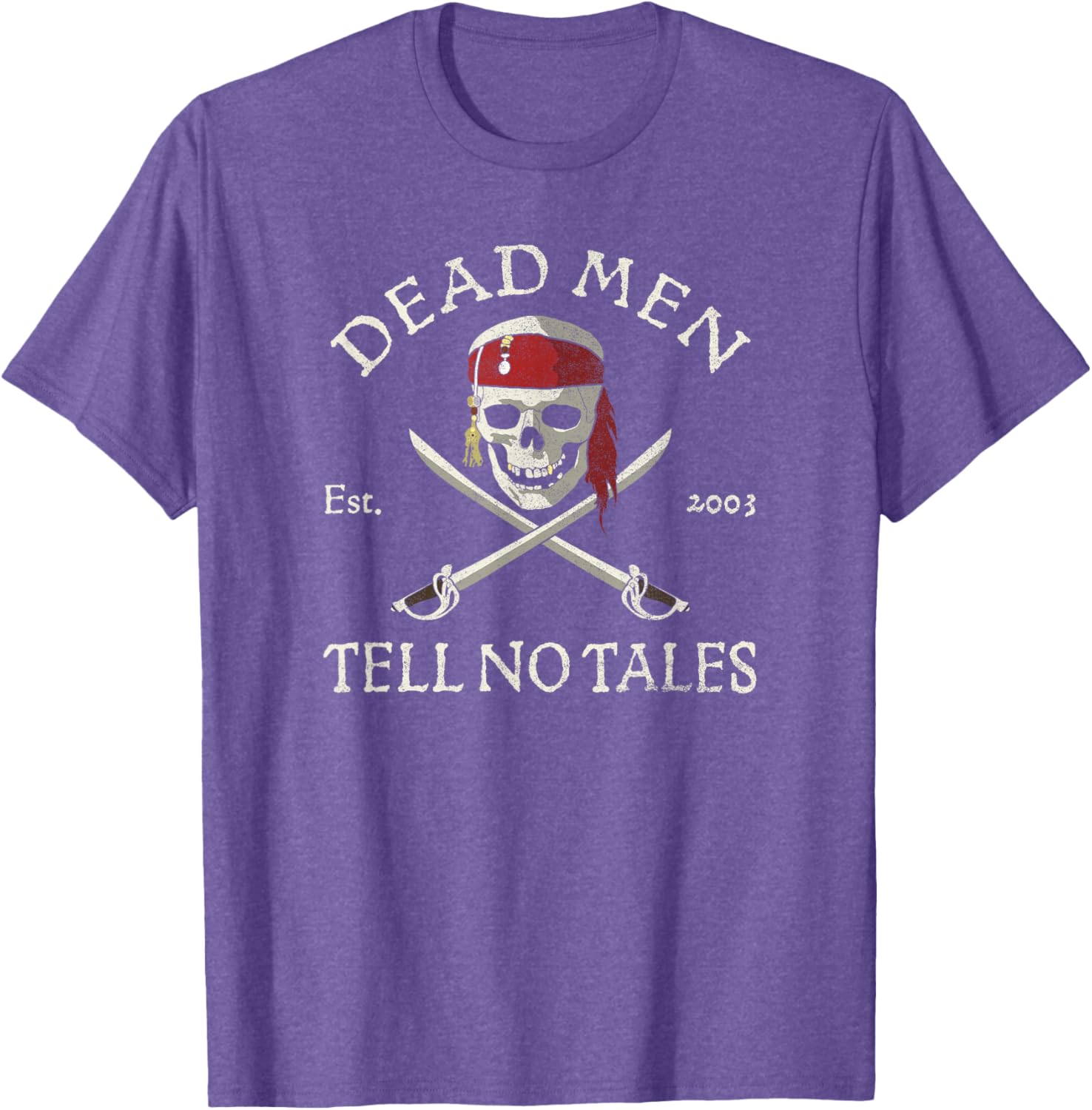 Disney Pirates of the Caribbean Dead Men Tell No Tales T-Shirt for Fans - 7