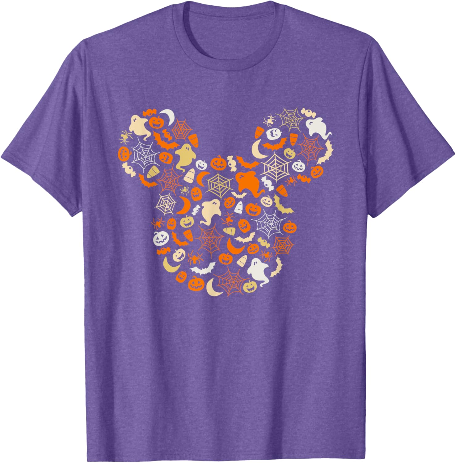 Disney Mickey Mouse Halloween T-Shirt with Ghosts Pumpkins and Spiders - 17