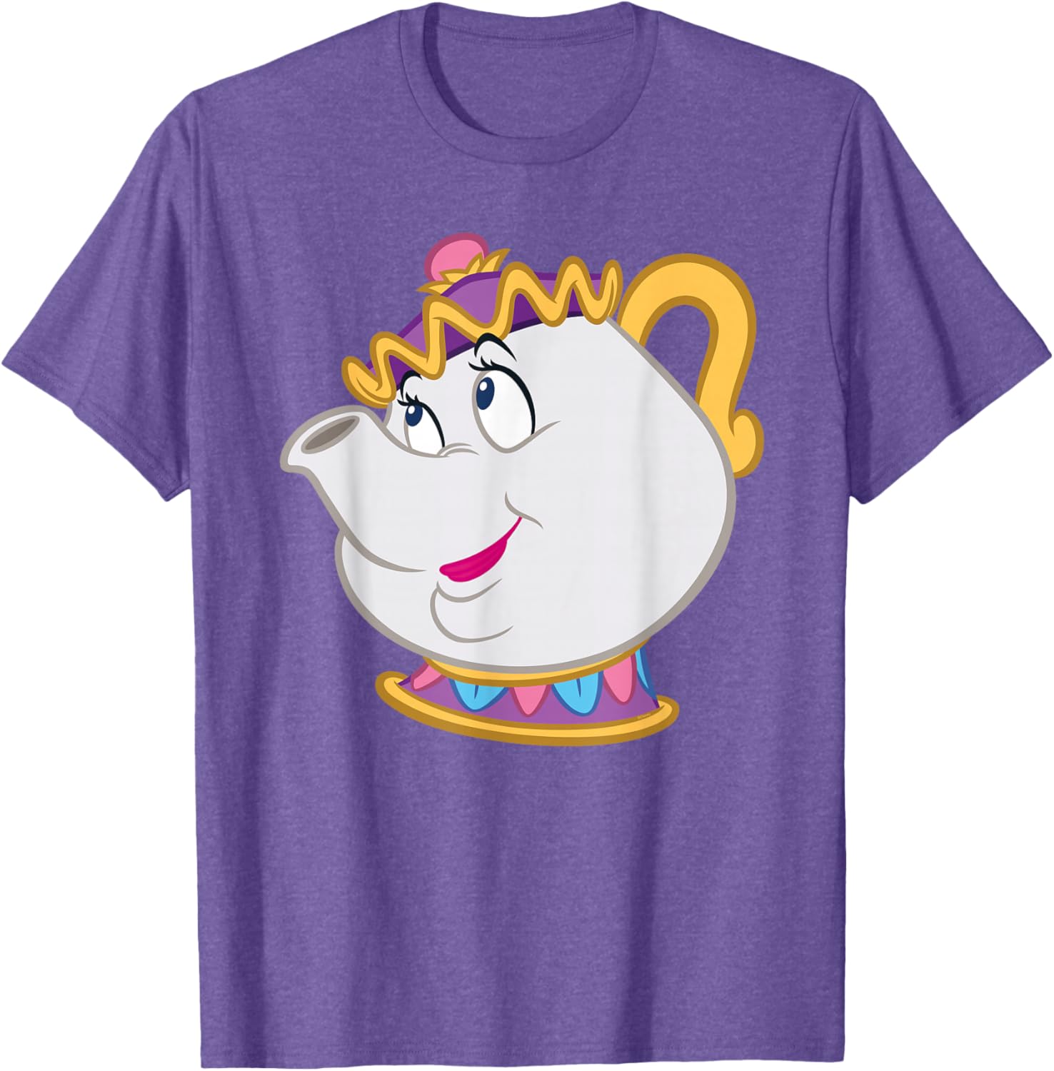 Disney Beauty and the Beast Mrs. Potts Big Face Costume T-Shirt for Fans - 17