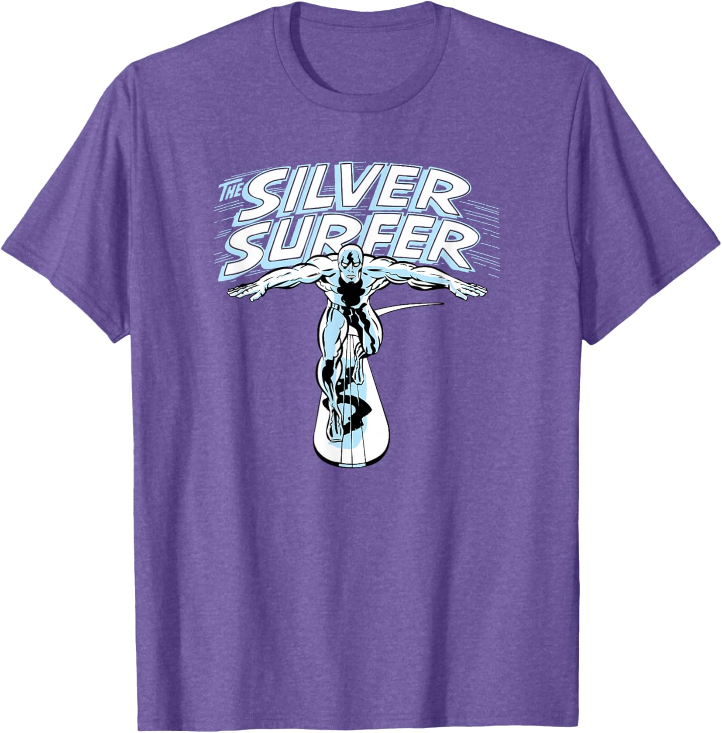 Vintage Marvel Fantastic Four Silver Surfer Portrait T-Shirt for Fans - 5