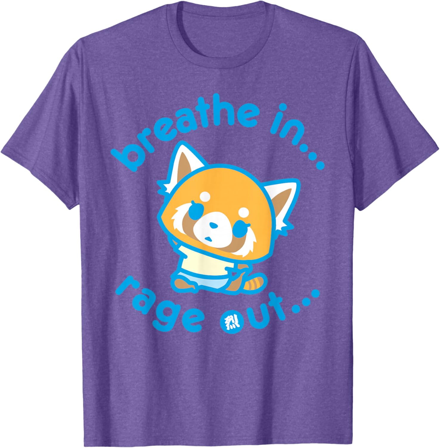 Aggretsuko Yoga Breathe In Rage Out T-Shirt for Fans and Yoga Lovers - 4