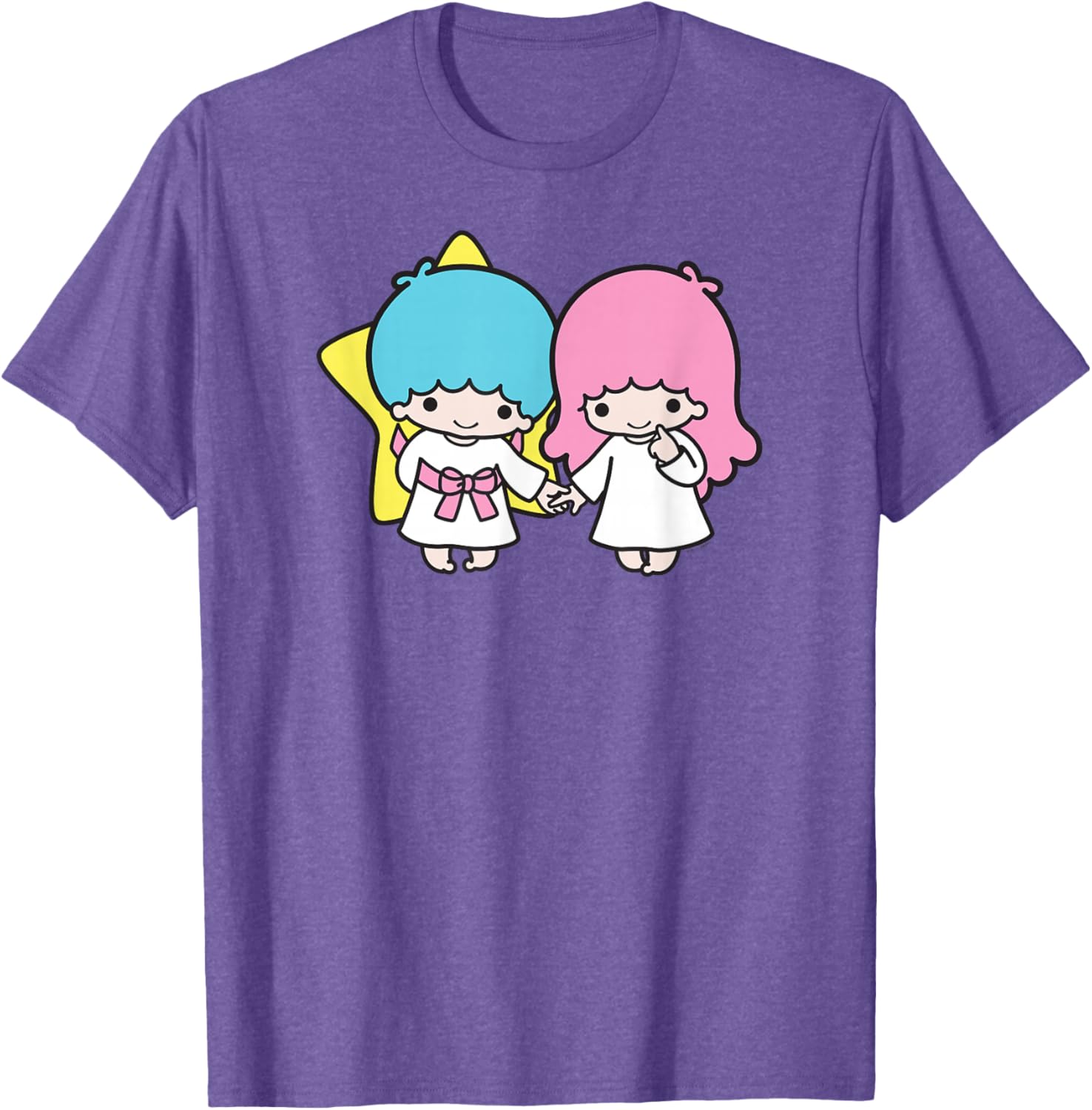 Adorable Little Twin Stars Holding Hands T-Shirt for Kids and Adults - 15