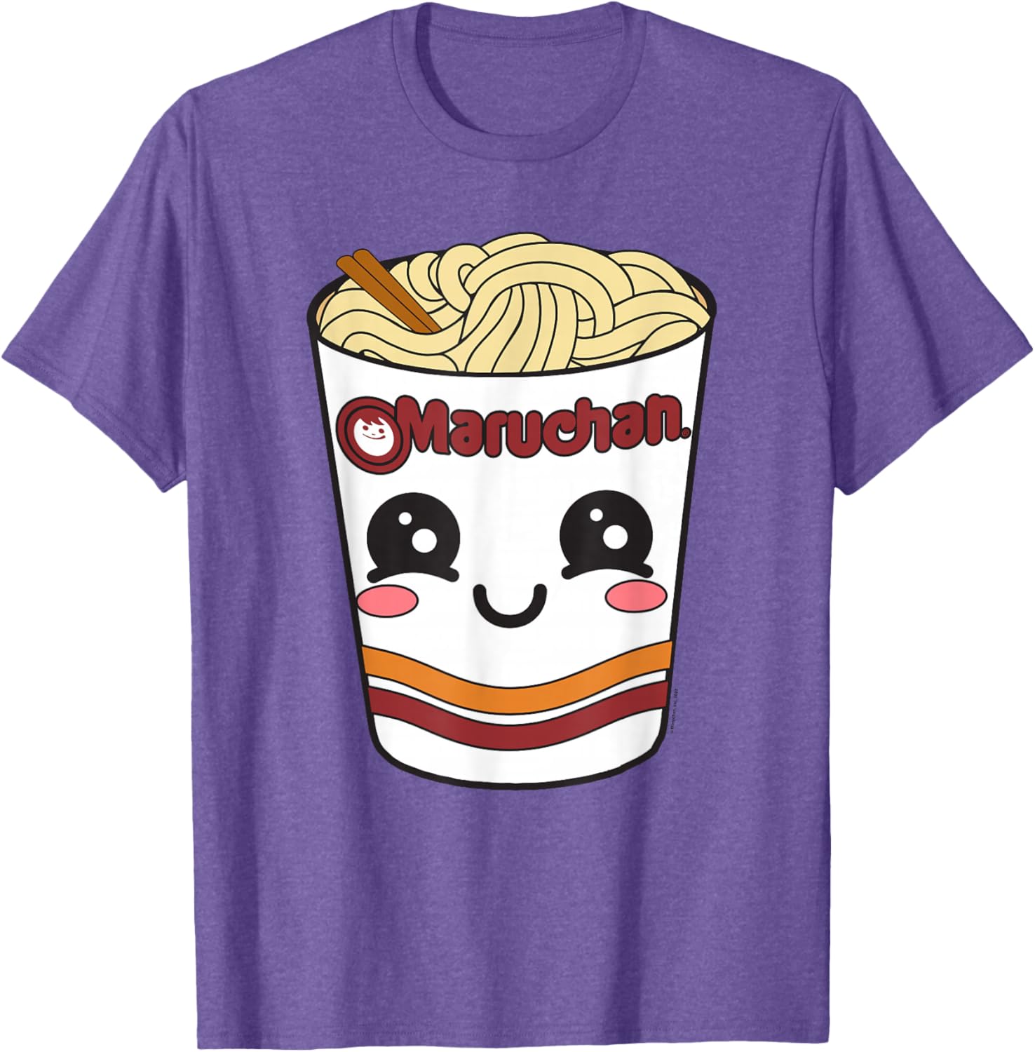 Cute Maruchan Ramen Noodle Cup Face T-Shirt for Fun Fashion Lovers - 6
