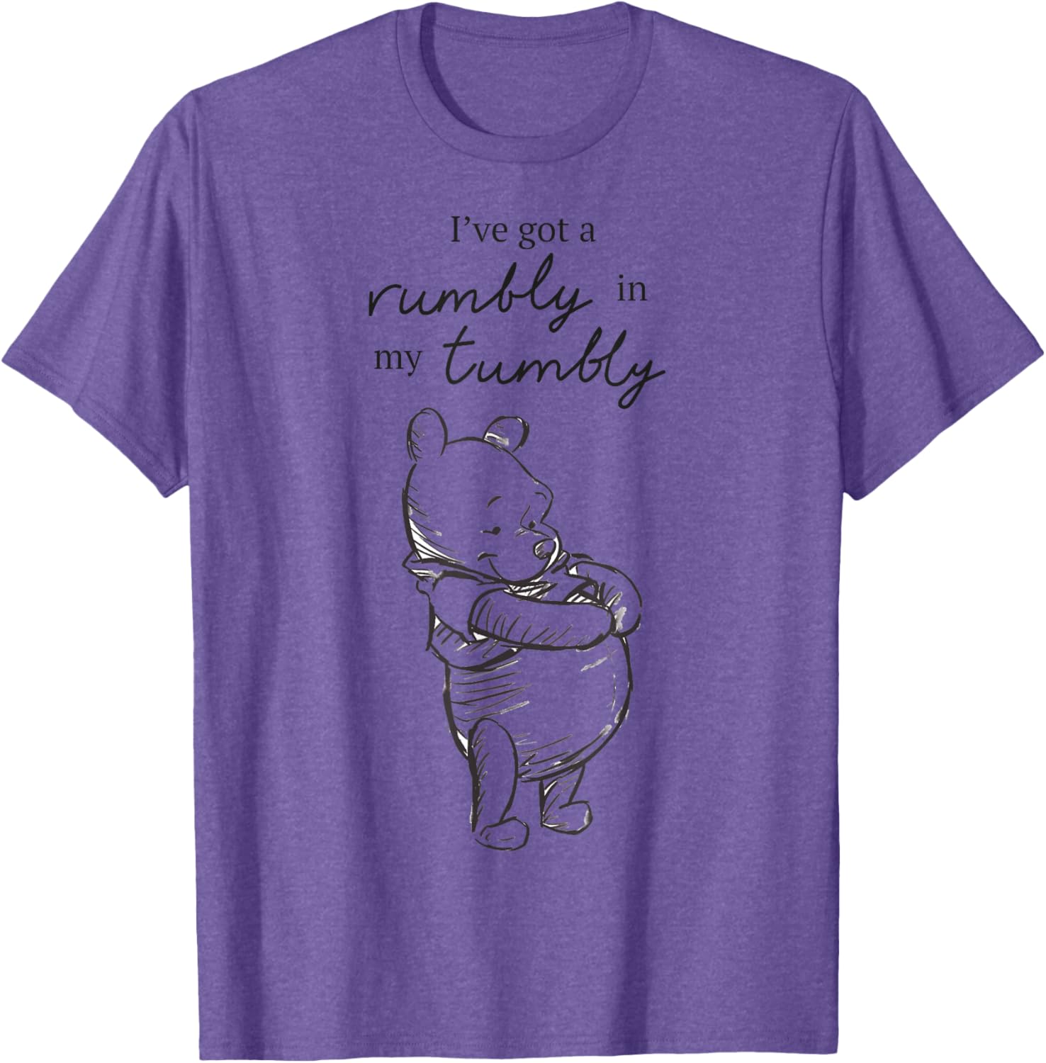 Disney Winnie The Pooh Rumbly Tummy Logo T-Shirt for Kids and Adults - 6